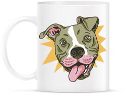 printfashion Pitbull - Bögre - Fehér (10139003)