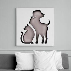 printfashion pets - Vászonkép - Fehér (6632809)