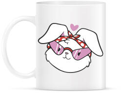 printfashion Nyuszi csaj - Bögre - Fehér (14124693)