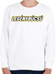 printfashion legenybucsu-lego - Gyerek pulóver - Fehér (878837)