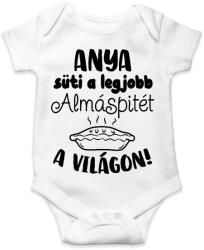 printfashion Anya süti a legjobb almáspitét a világon - Baba Body - Fehér (16564518)