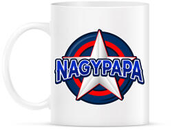 printfashion NAGYPAPA - Bögre - Fehér (10917028)