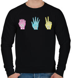 printfashion Kaiji Anime - Férfi pulóver - Fekete (5093301)