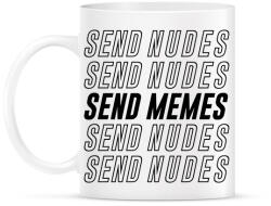 printfashion Send Memes - Bögre - Fehér (1775446)