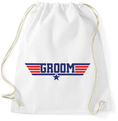 printfashion Groom - Top gun - Sportzsák, Tornazsák - Fehér (13153964)