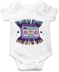 printfashion Retro hangulat - kazettás magnó - Baba Body - Fehér (5715607)