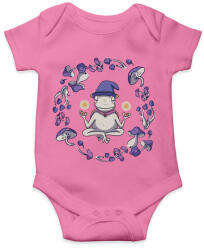 printfashion Béka és magic mushrooms - Baba Body - Rózsaszín (5642730)