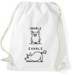 printfashion Malac jóga - Sportzsák, Tornazsák - Fehér (14714776)
