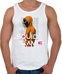 printfashion Squid game - Nyerd meg az életed 02 - Férfi atléta - Fehér (5514744)