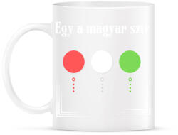 printfashion Egy a magyar sziv - Bögre - Fehér (15769636)