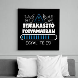 printfashion Tejfakasztó folyamatban - Vászonkép - Fekete (14769348)