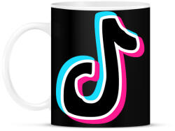 printfashion Tiktok - Bögre - Fekete (16182227)