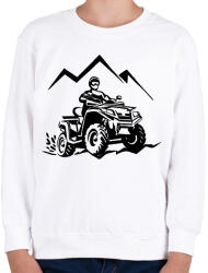 printfashion atv quad - Gyerek pulóver - Fehér (2807267)