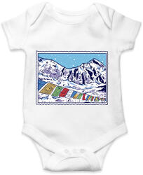 printfashion Himalája - Baba Body - Fehér (6119248)