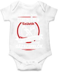 printfashion Gázszerelők - Baba Body - Fehér (1331196)