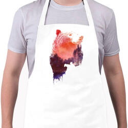printfashion Love forever - Kötény - Fehér (4900617)