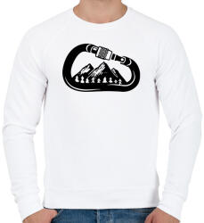 printfashion Hiking - Férfi pulóver - Fehér (1640264)