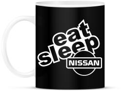 printfashion Eat Sleep Nissan - Bögre - Fekete (2244520)