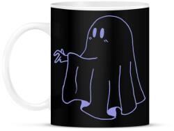 printfashion Lila szellem2 - Bögre - Fekete (14136935)