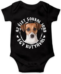 printfashion Jack Russel Terrier - Baba Body - Fekete (5440454)