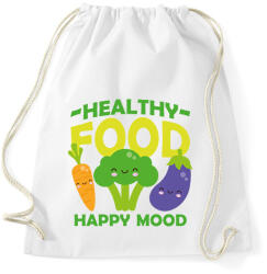 printfashion Healthy food - Sportzsák, Tornazsák - Fehér (8149201)
