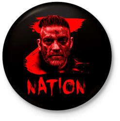 printfashion Z NATION MURPHY - Kitűző, hűtőmágnes - Fekete (3103842)