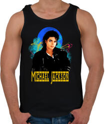 printfashion michael jackson - Férfi atléta - Fekete (2562681)