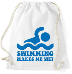 printfashion Makes me wet - Sportzsák, Tornazsák - Fehér (13555455)