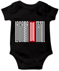 printfashion La casa de papel text - Baba Body - Fekete (5049196)