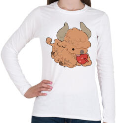 printfashion Bika - Női hosszú ujjú póló - Fehér (13934182)