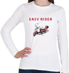 printfashion EASY RIDER - Női hosszú ujjú póló - Fehér (1592377)