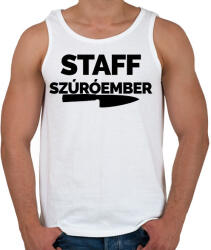 printfashion Szúróember Staff - Férfi atléta - Fehér (2152084)
