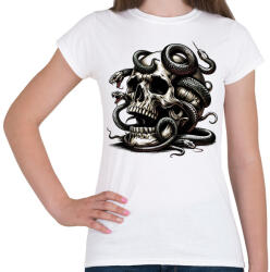 printfashion Koponya - Női póló - Fehér (15170985)