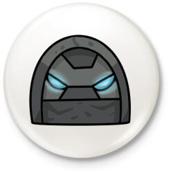 printfashion Enforcer skin - Kitűző, hűtőmágnes - Fehér (3999359)