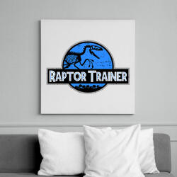 printfashion Raptor Trainer - Vászonkép - Fehér (6631198)