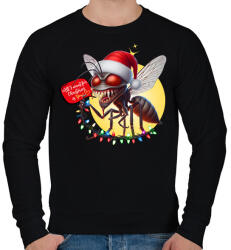 printfashion All I want for Christmas is You! - Vicces karácsonyi szúnyog - Férfi pulóver - Fekete (15266287)