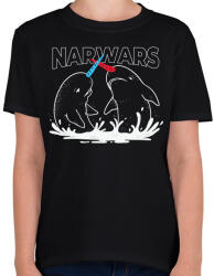 printfashion Narwars - Gyerek póló - Fekete (3292618)