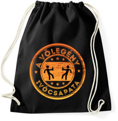 printfashion A vőlegény ivócsapata - Sportzsák, Tornazsák - Fekete (5078629)