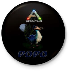 printfashion ARK-DODO - Kitűző, hűtőmágnes - Fekete (4971147)