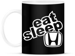 printfashion Eat Sleep Honda - Bögre - Fekete (2243183)