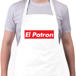 printfashion El patron - Kötény - Fehér (4910962)
