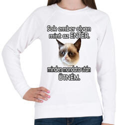 printfashion Ember - Enter - Női pulóver - Fehér (4776880)