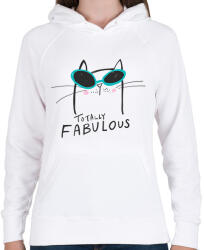 printfashion Abszolút mesés - Női kapucnis pulóver - Fehér (2875986)