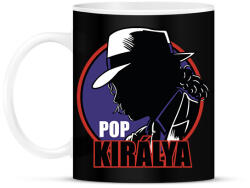 printfashion A pop királya - Bögre - Fekete (11016439)