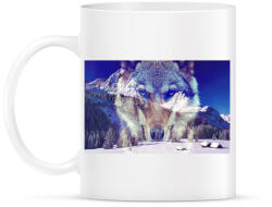 printfashion wolf - Bögre - Fehér (1041242)