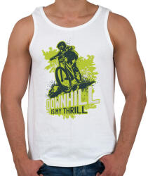printfashion Downhill - Férfi atléta - Fehér (4103182)