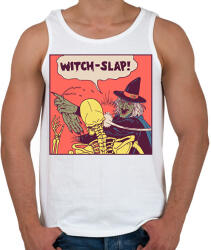 printfashion Boszi-pofon - Férfi atléta - Fehér (1871508)