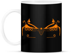 printfashion Alfa Romeo 159 narancssárga - Bögre - Fekete (13032496)
