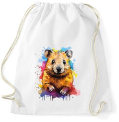 printfashion Vidám quokka - Sportzsák, Tornazsák - Fehér (13948700)