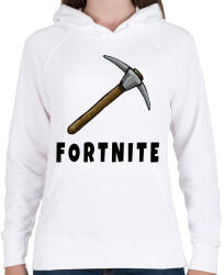 printfashion Fortnite csákány - Női kapucnis pulóver - Fehér (3994140)